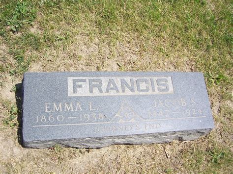 Jacob Sloan Francis 1848 1924 Mémorial Find A Grave