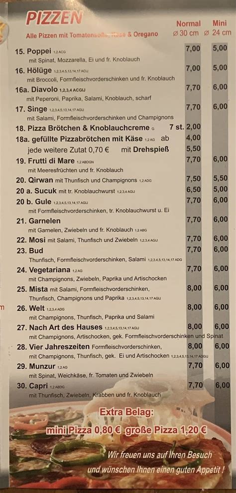 Speisekarte Von Deniz Kebap Haus Restaurant Viersen