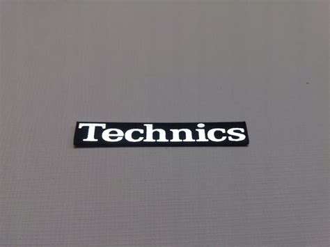 Technics Naklejka Emblemat X Mm Srebrna W Bydgoszcz Sklep