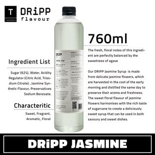 Jual Dripp Sirup Syrup Jasmine Syrup 760 Ml Sirup Melati