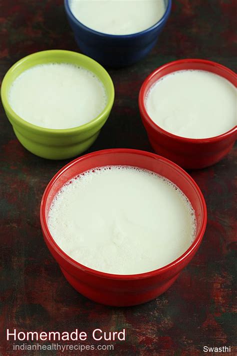 How To Make Curd Or Dahi At Home Thick Curd Recipe Indian Yogurt Recipe