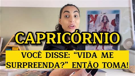 ♑️capricÓrnio ☀️ Recebaa Chega De Monotonia Uma Reviravolta Youtube