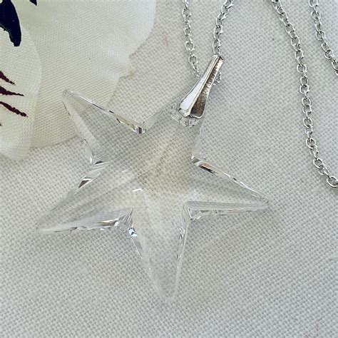 Clear 28mm Star Made With Swarovski® Crystals Crystal Elegance