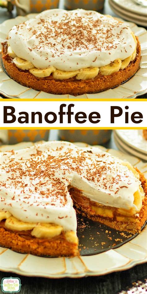 This Banoffee Pie Recipe Features Sweet Caramel Fresh Bananas And