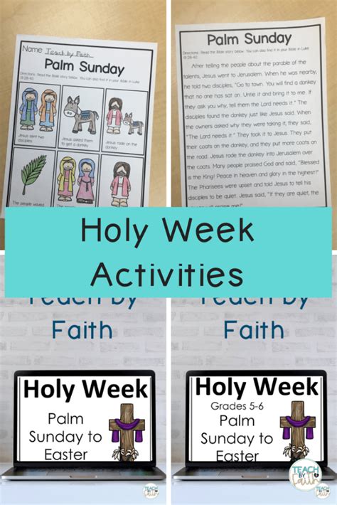 An Excellent Holy Week Activity for the Classroom - Teach by Faith