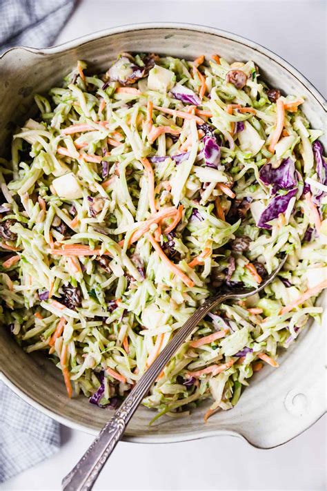 Healthy Broccoli Slaw Recipe The Movement Menu