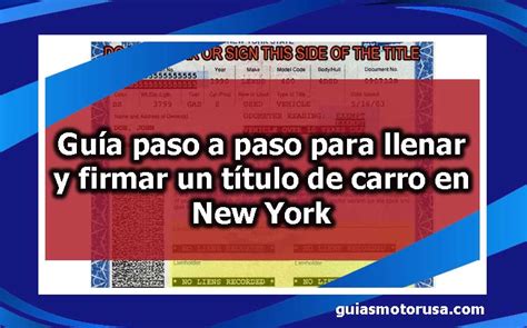 ᐈ Guía paso a paso para transferir el título de un carro en USA