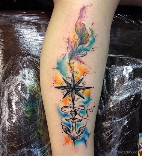 Watercolor Stars Tattoo