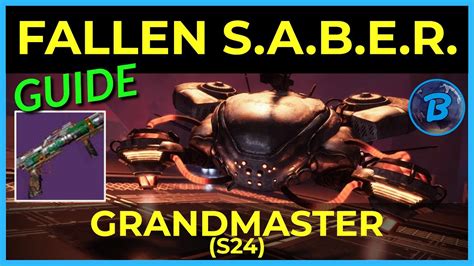 Fallen S A B E R Grandmaster Nightfall Guide Platinum Rewards