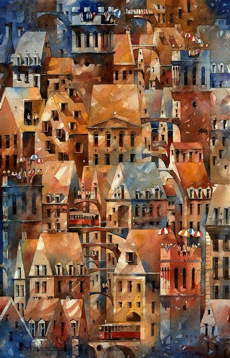 Tytus Brzozowski Architecture Painting Architectural Prints City Art