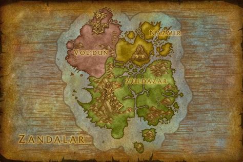 Wow Battle For Azeroth Karten Aller Neuen Gebiete In Der Finalen Version