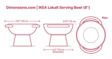 Ikea Blanda Matt Serving Bowl Dimensions Drawings Dimensions