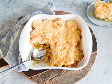 Preischotel Met Aardappel En Kipgehakt Koken Bakken Doe Je Zo