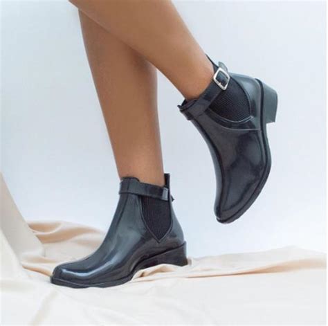 Bota Galocha Feminina Cano Curto Impermeável Borracha Pvc Chuva Inverno