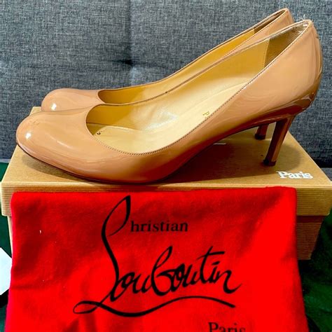 Christian Louboutin Simple Nude Pumps Inches Gem