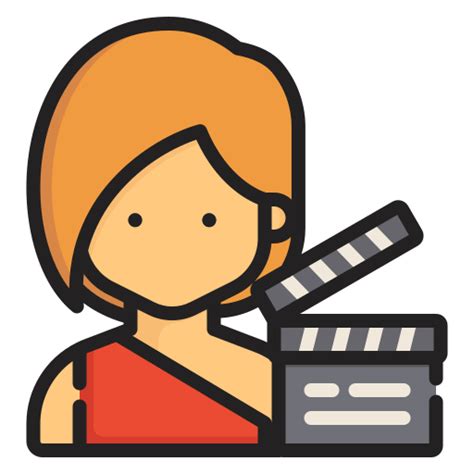 Actress Generic Outline Color Icon