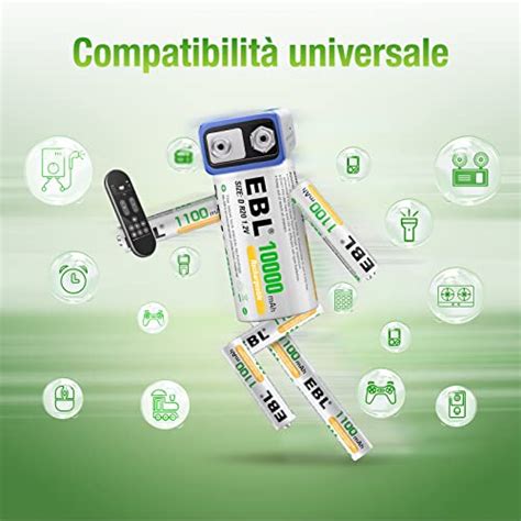 Ebl V Aaa Batterie Ricaricabili Recensione Consigliopro It