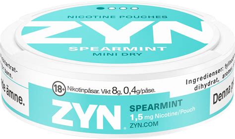 Zyn Mini Dry Spearmint