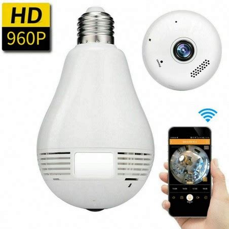 Telecamera Wifi Lampadina Led Occhio Camera Nascosta Spia E Fvg