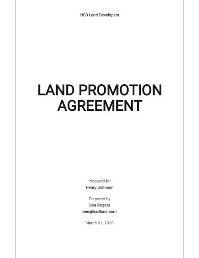 Free 30 Land Agreement Samples In Pdf Ms Word