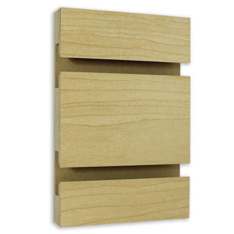 Maple Slatwall Panel H X W Display Mart