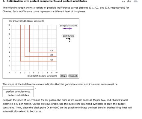 Solved Optimization With Perfect Complements And Perfect