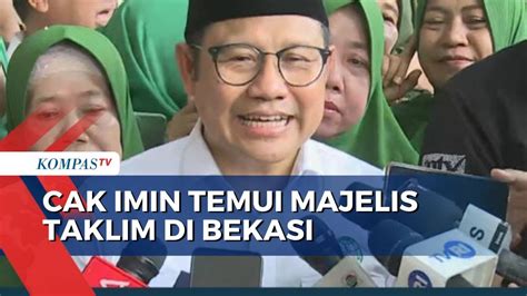 Cak Imin Temui Majelis Taklim Di Bekasi Bahas Pendidikan Agama YouTube