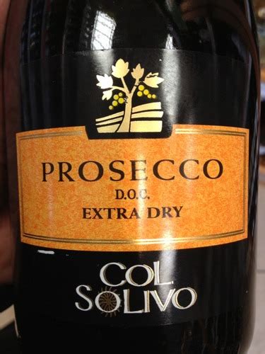 Col Solivo Prosecco Extra Dry Wine Info