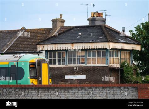 Littlehampton Railway Signal Box Grade Ii Listed Type 2 Signal Box Built 1886 With Class 377