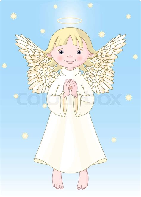 Cute Angel Stock Vector Colourbox