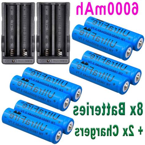 18650 Battery 3 7V 6000mAh Li Ion Rechargeable Batteries