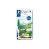 Staedtler L Pices De Colores Desing Journey 146c Estuche Metal 12u