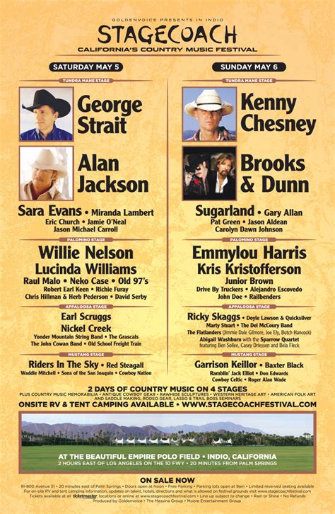 Stagecoach 2024 Line Up Poster Nikki Analiese