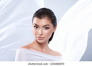Attractive Girl Dark Wet Hair Nude Stock Photo Shutterstock