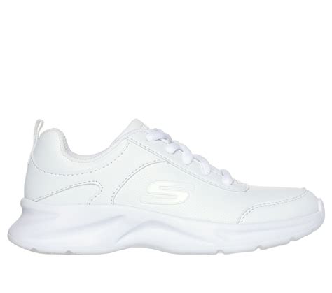 Ripley Zapatillas Escolares Unisex Skechers Blanco L Wht Dynamatic