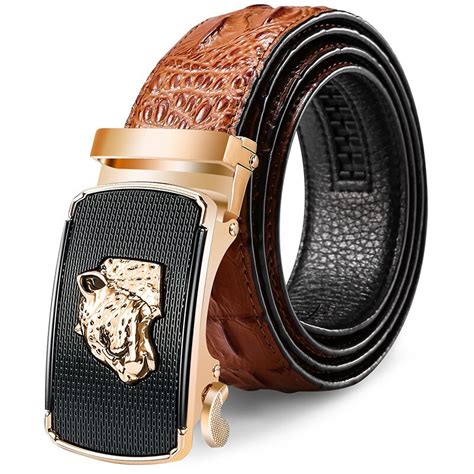 Ceinture Ceinture En Cuir De Vache V Ritable Pour Homme Motif