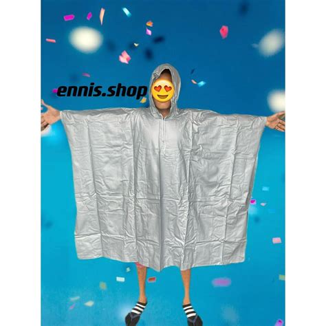 Titanium PONCHO Raincoat Motorcycle Bicycle Poncho Makapal Kapote Rain