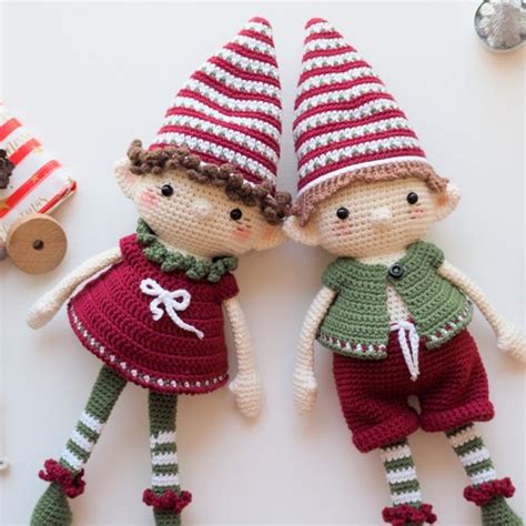 Doll Model Making Home Hobby Christmas Elves Amigurumi Crochet