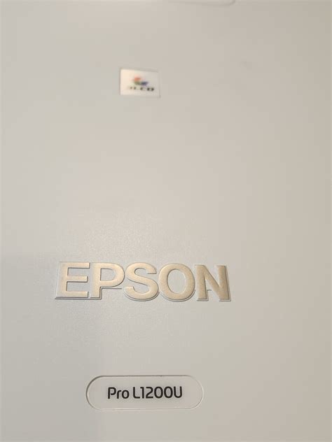 Epson Pro L1200U 4k Enhanced Laser Projector White Low Hours EBay