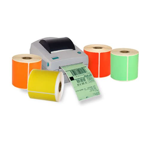 Colored Desktop Direct Thermal Labels Packaging Materials Navigator