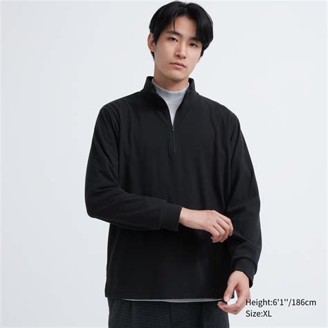 Check Styling Ideas Forstretch Fleece Half Zip T Shirtuv Protection