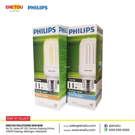 Philips Genie 11w Cdl E27 220 240v Daylight