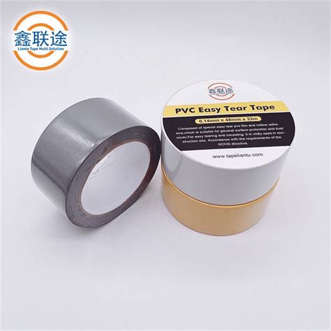 Pvc Easy Tear Tape Brown Free Knife Tape Protection Tape For Furniture