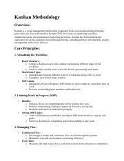 Mastering Kanban Methodology Visualize Limit And Improve Course Hero