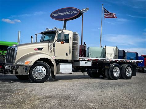 2009 PETERBILT 386 FLATBED 774347 - Truck Market
