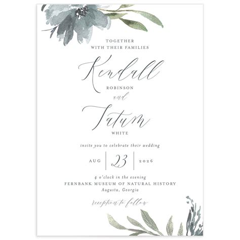 Wedding Invitations Free Samples Weddingwire