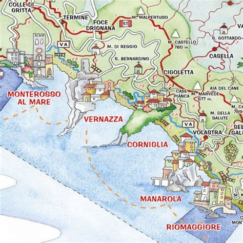 Cinque Terre Trail Map Living Nomads Travel Tips Guides News