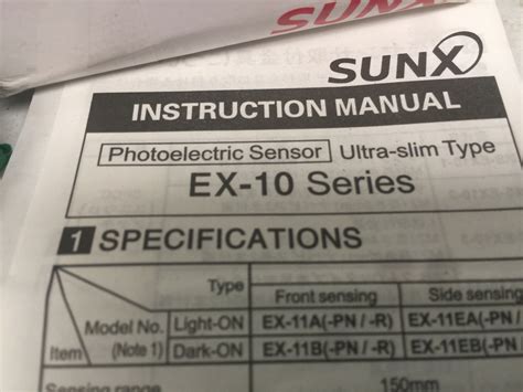 Sensor Sunx Rx Ls Ultra Slim Type Photoelectric Sensor Ex Series