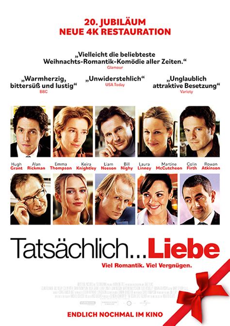 Filmplakat Tats Chlich Liebe Plakat Von Filmposter Archiv