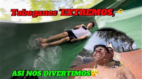 As Nos Divertimos En Toboganes Extremos Dani Universe Se Ahoga